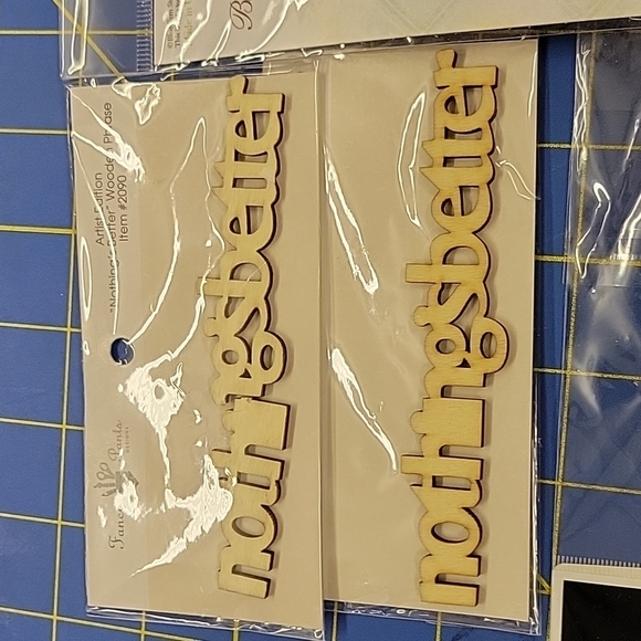 Paper Crafts Scrapbook Chipboard Lot of 5 items - Picture 2 of 5